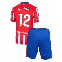 Atletico Madrid Samuel Lino #12 Hemmatröja Barn 2024-25 Kortärmad (+ Korta byxor)